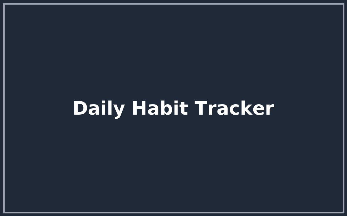 Daily Habit Tracker (PDF + Sheets) — printable PDF, Google Sheets & Excel formats included for easy use — designed for students, teachers, parents and busy professionals