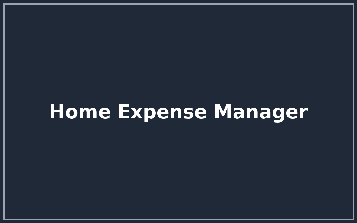Home Expense Manager (Google Sheets) — printable PDF, Google Sheets & Excel formats included for easy use — designed for students, teachers, parents and busy professionals