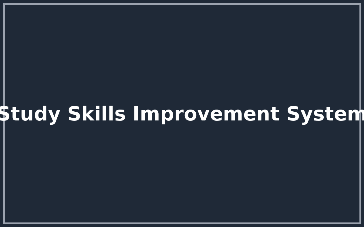 Study Skills Improvement System — printable PDF, Google Sheets & Excel formats included for easy use — designed for students, teachers, parents and busy professionals